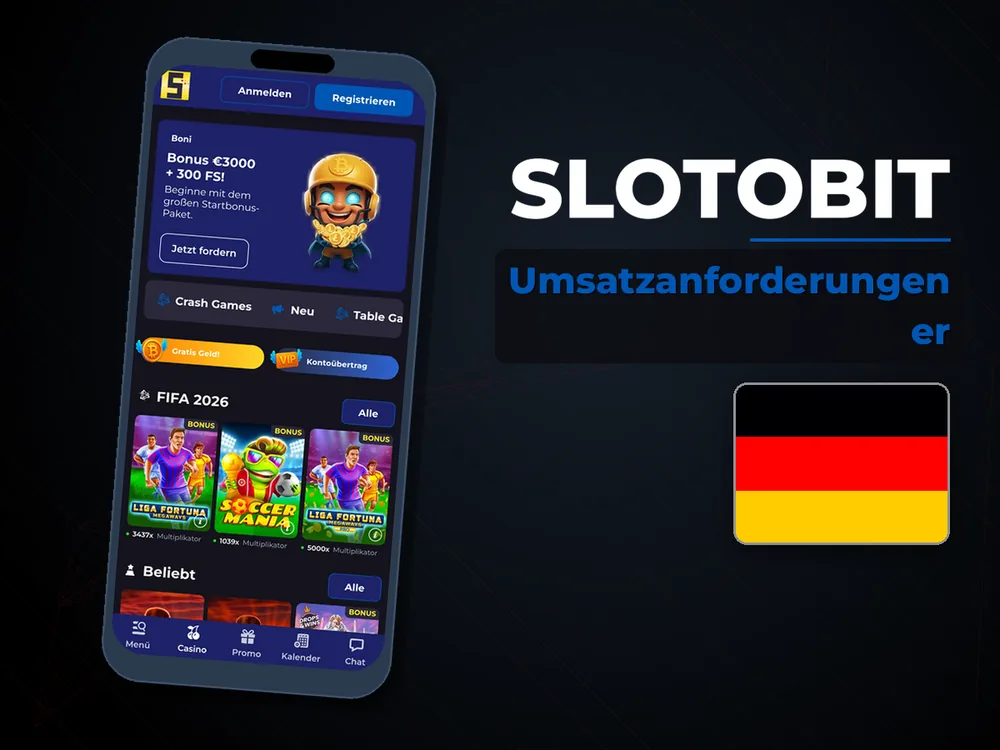 slotobit - Umsatzanforderungen er